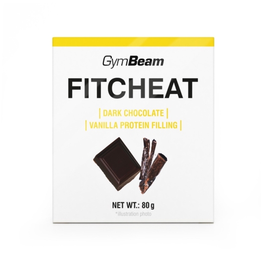 Fitcheat Proteínová čokoláda horká čokoláda a vanilka