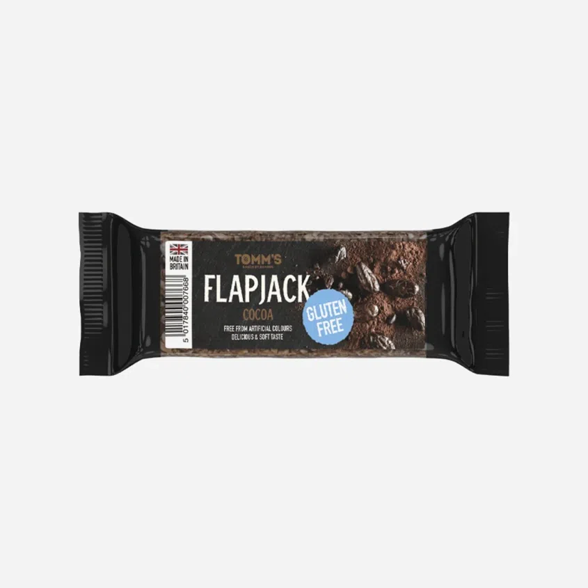 Flap Jack Tomm 's glutén free cocoa