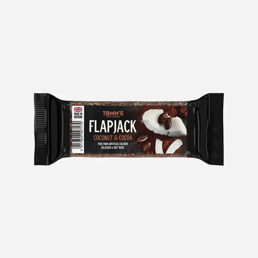 Flap Jack Tomm's Coconut and Cocoa