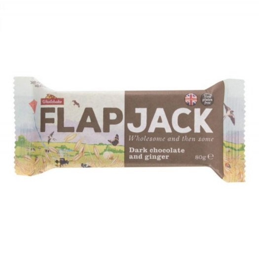 Flapjack ovsený čokoláda so zázvorom bezlepkový