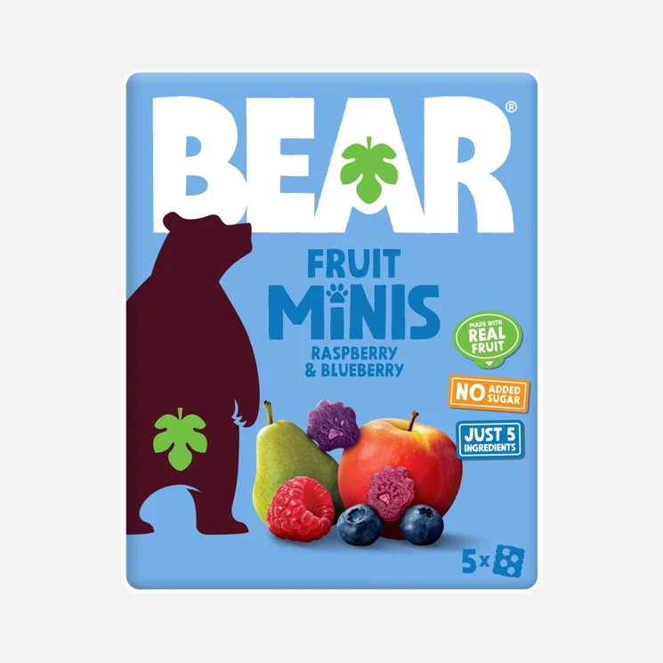 Fruit Minis malina a čučoriedka 5x20 g