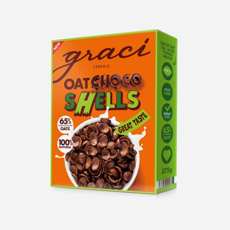 Graci Cereální mušličky s kakaem 375g