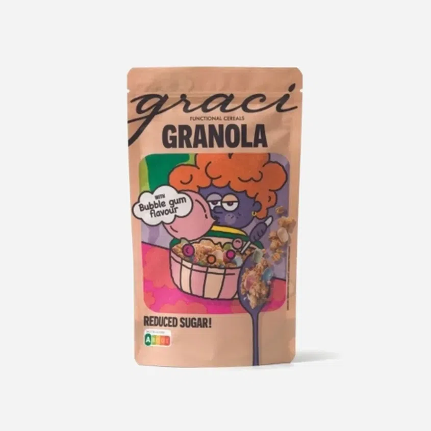 Granola Bubble gum