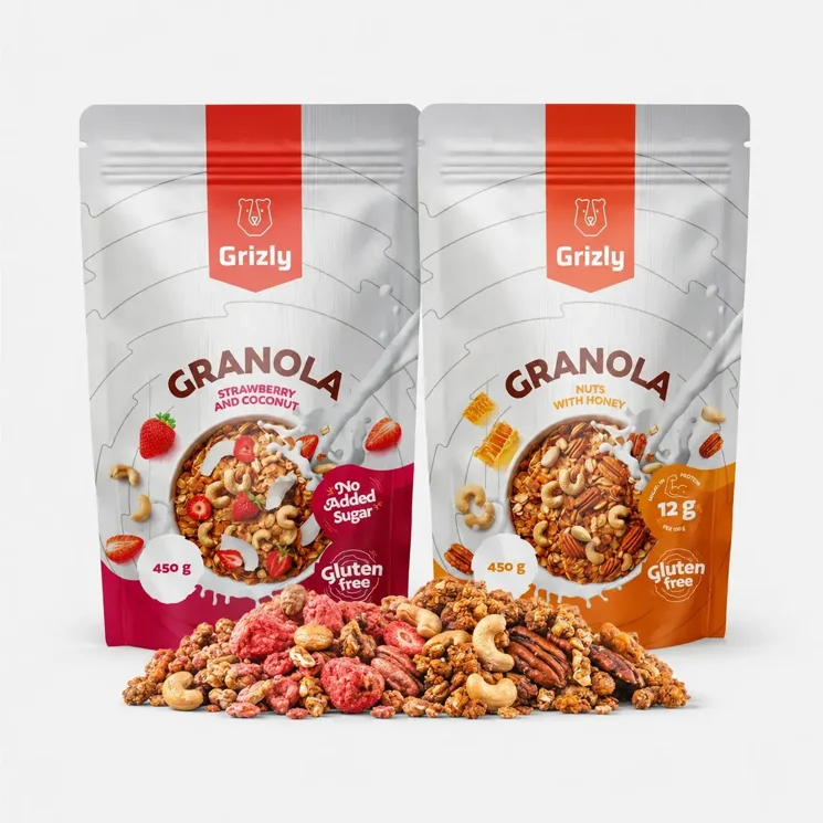 Granola Duo Jahoda & Oriešky – výhodný set