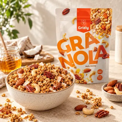 Granola oriešková s medom