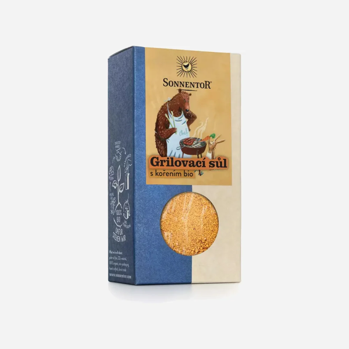 Grilovacia soľ s korením mletá bio