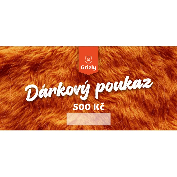 GRIZLY Dárkový elektronický poukaz 500 Kč Vánoce uni