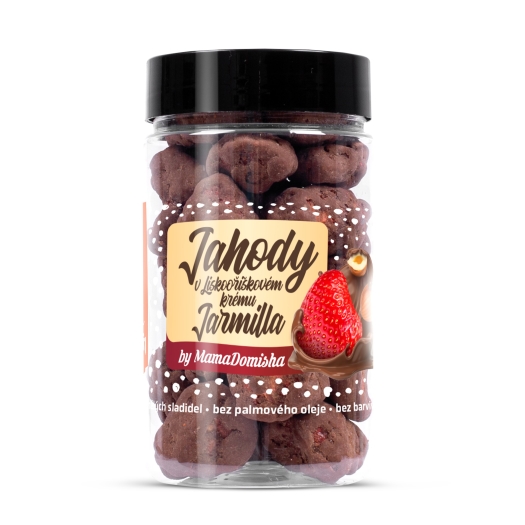 GRIZLY Jahody v mliečnej čokoláde s krémom Jarmilla by @mamadomisha