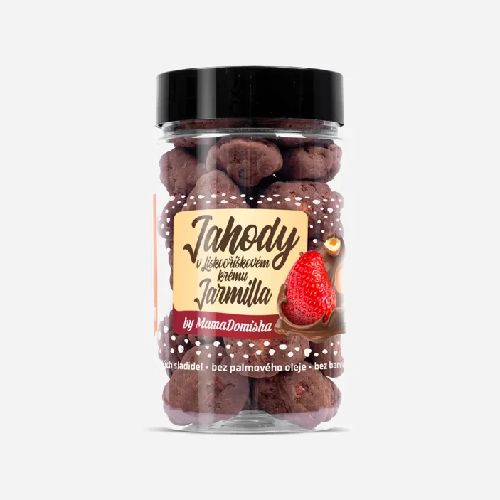 GRIZLY Jahody v mliečnej čokoláde s krémom Jarmilla by @mamadomisha