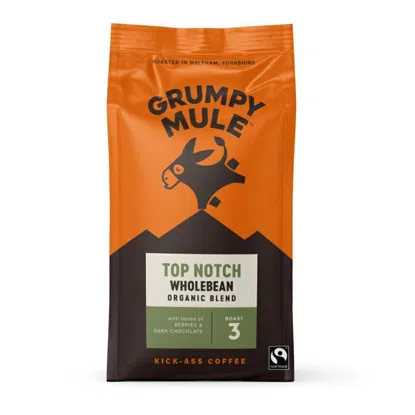 Grumpy Mule BIO Top Notch zrnková káva Arabica 200g