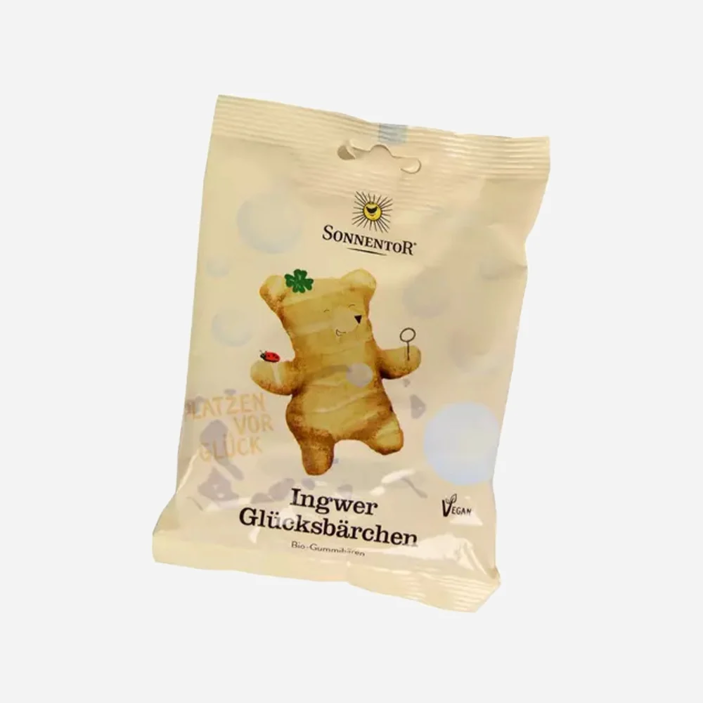 Gumové medvedíky so zázvorom Šťastie bio