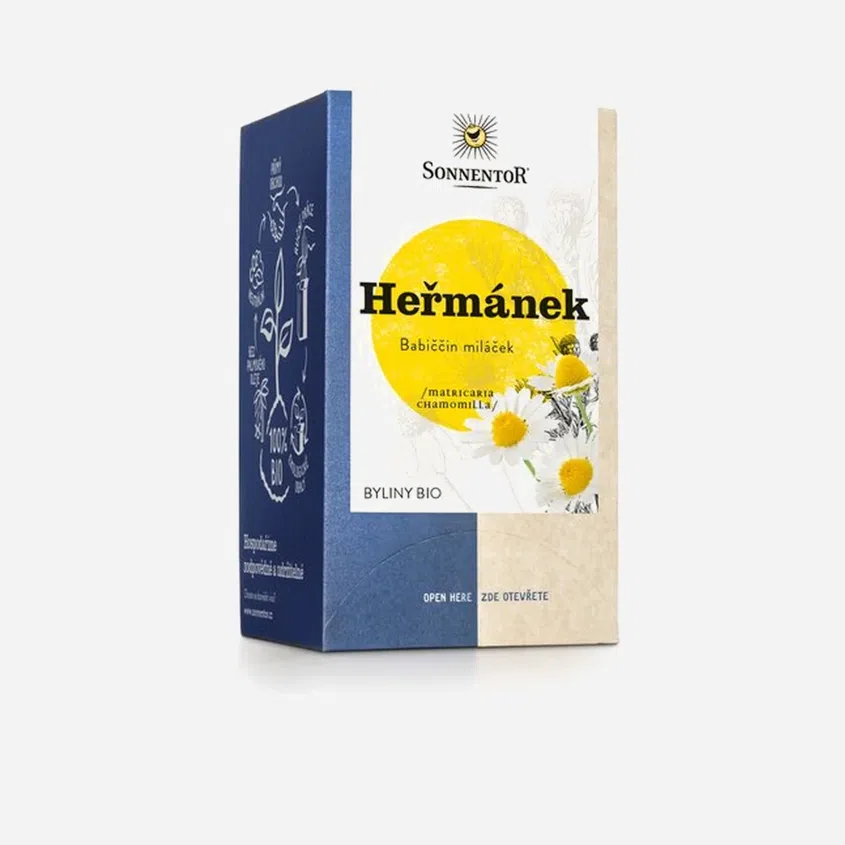 Harmanček porciovaný dvojkomorový BIO 14,4 g