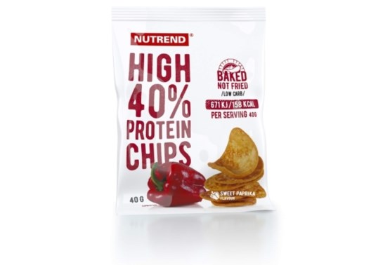 High proteín chips paprika