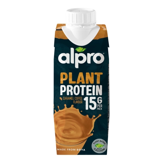 High Protein Sójový nápoj s príchuťou karamelu a kávy