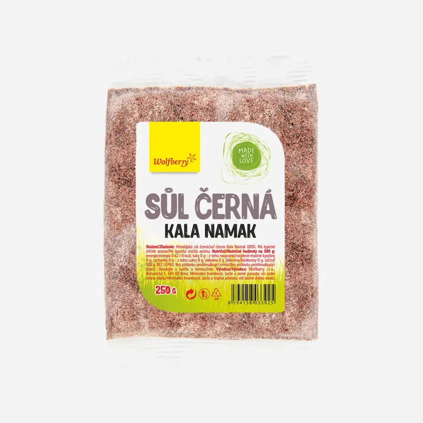 Himalájska soľ čierna Kala Namak