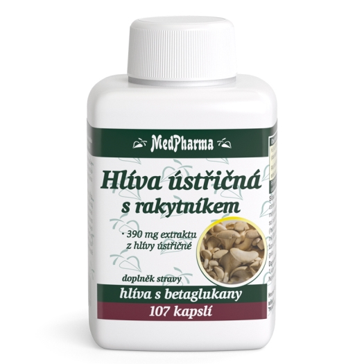 Hlíva ústřičná s rakytníkem