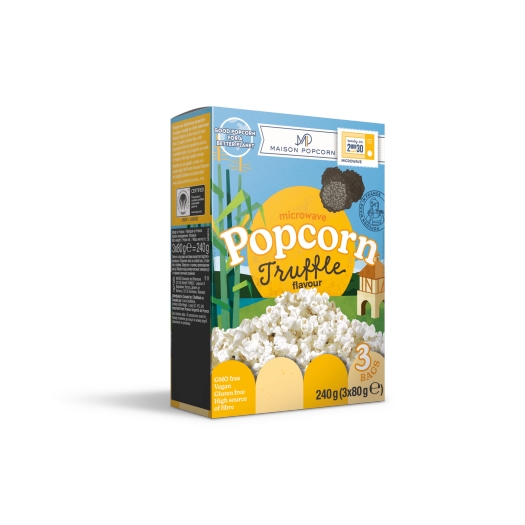 Hľuzový popcorn do mikrovlnky 3x80 g