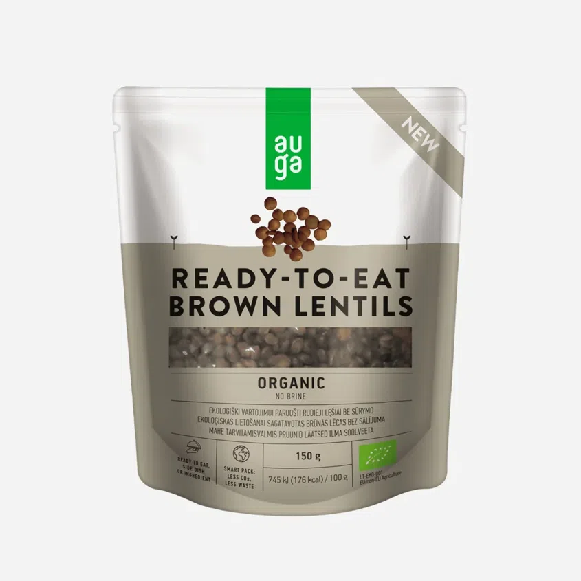 Hnedá šošovica bez nálevu BIO