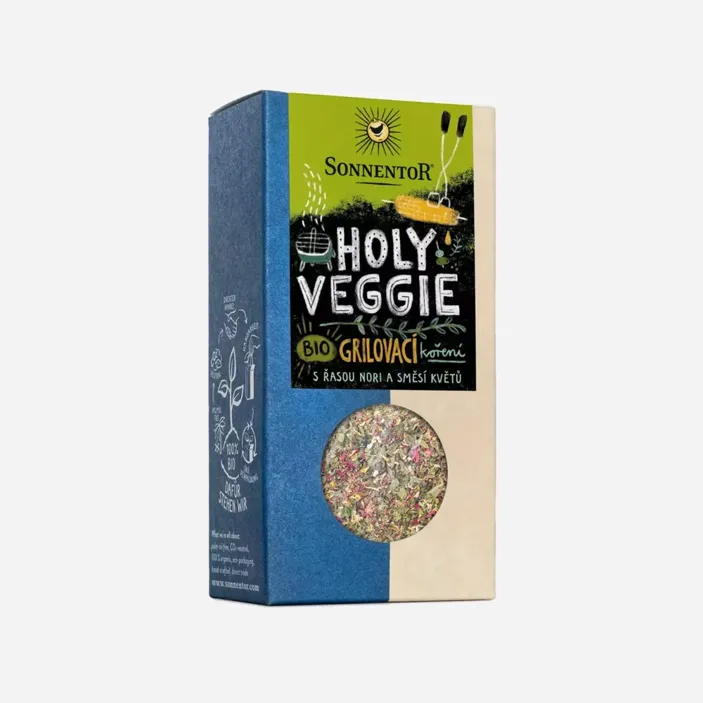 Holy Veggie bio grilovacie korenie pre vegetariánov a vegánov