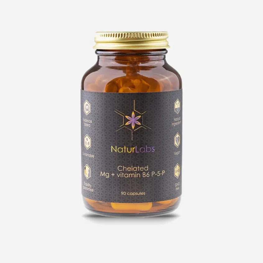 Horčík chelátový + vitamín B6 90 kapsúl