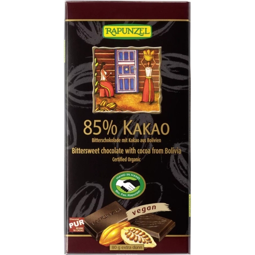 Horká čokoláda 85% BIO