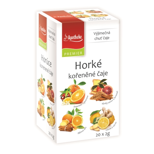 Horúce korenené čaju 4v1 nálevové sáčky 20x 2 g