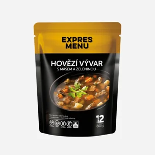 Hovädzí vývar so zeleninou