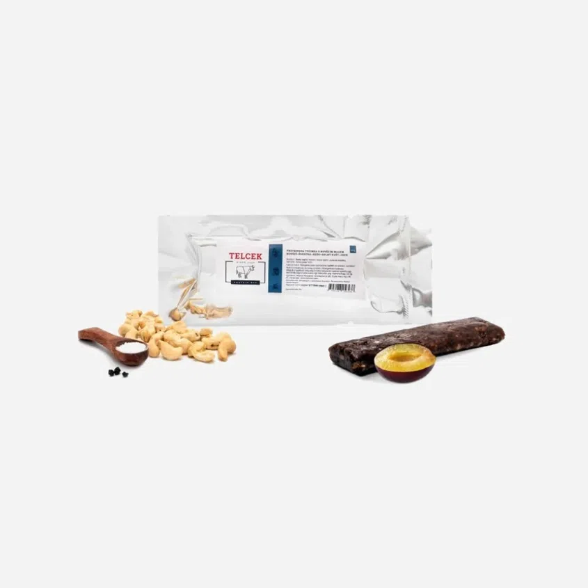 Hovädzia proteínová tyčinka s kešu, soľ a korenie