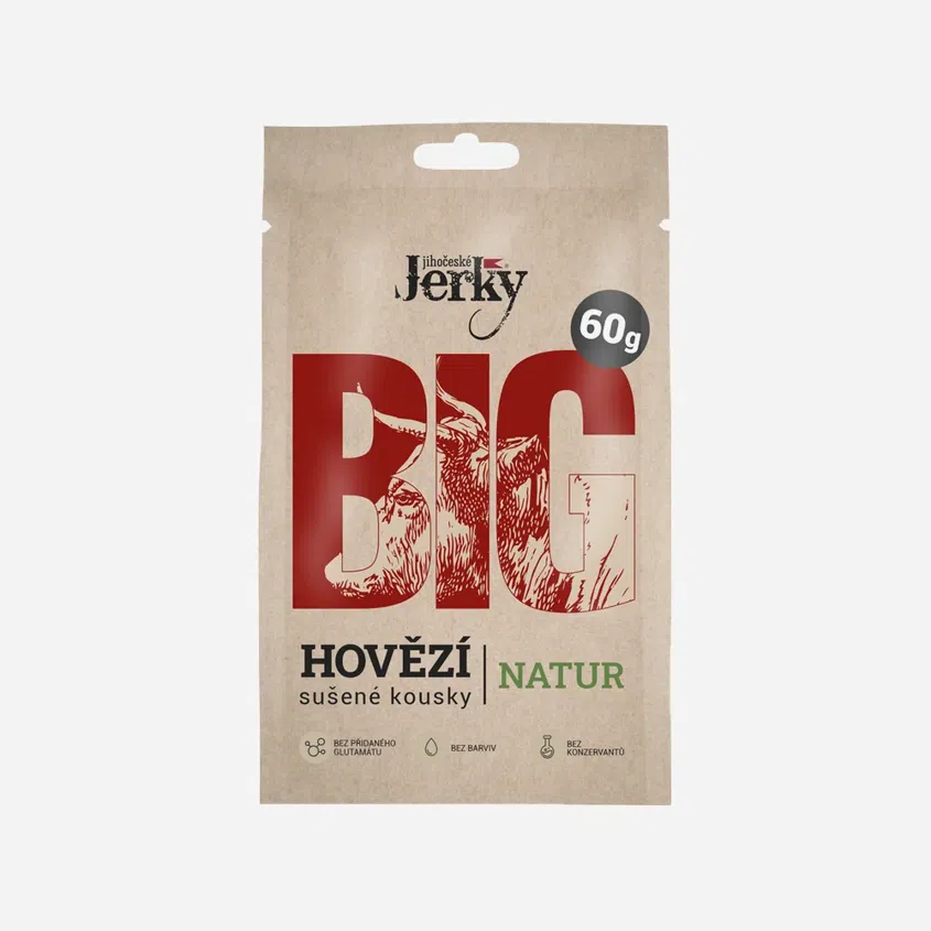 Hovězí jerky natur BIG