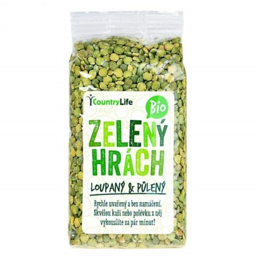 Hrach zelený polený BIO