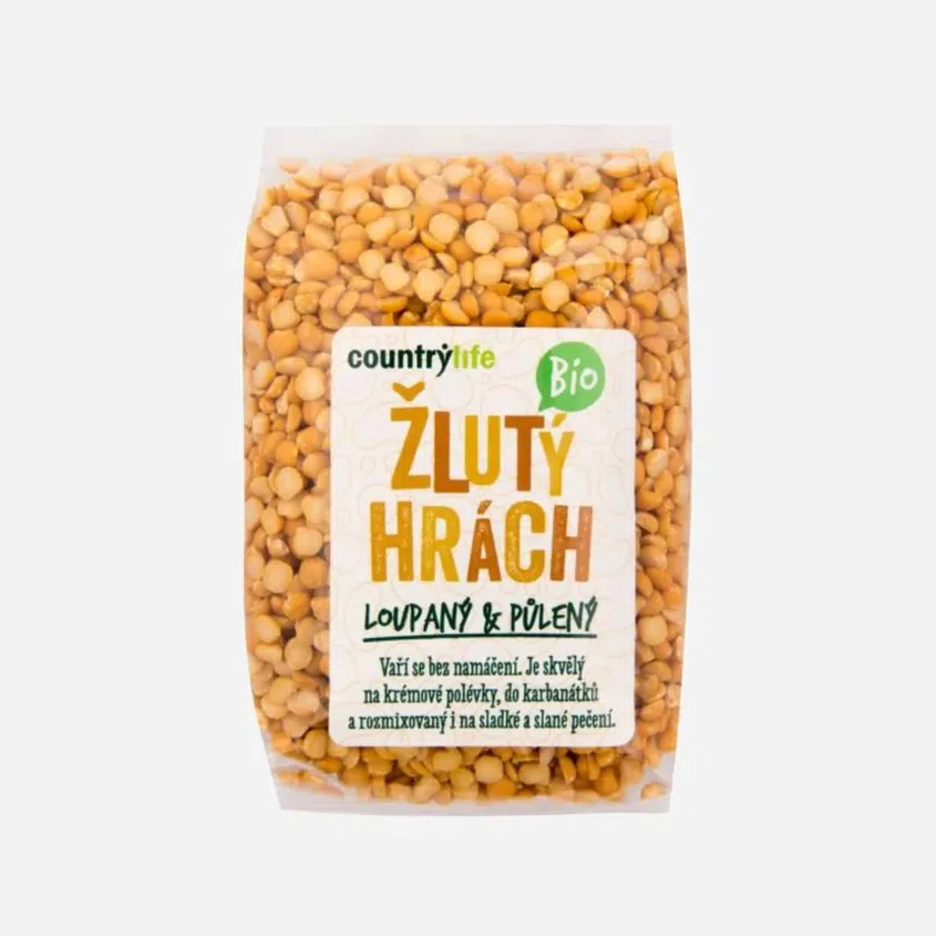 Hrach žltý polený BIO