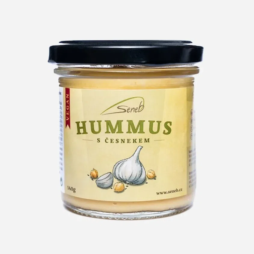Hummus cesnakový
