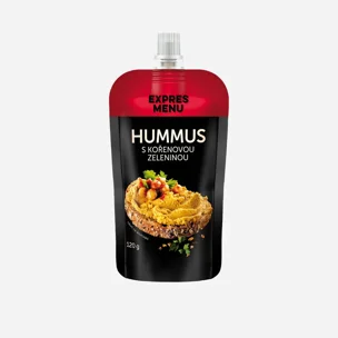 Hummus s koreňovou zeleninou