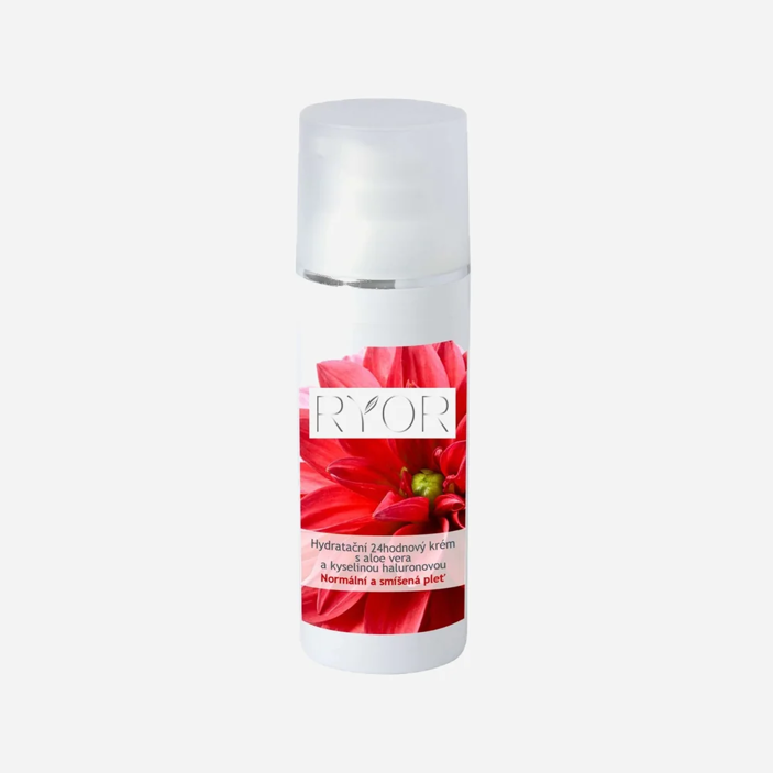 Hydratačný 24hodinový krém s aloe vera a kyselinou hyalurónovou