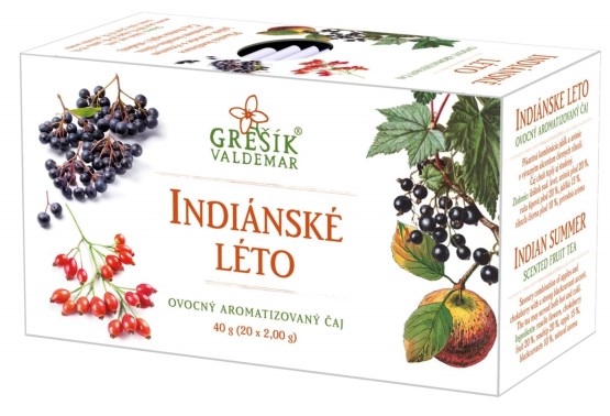 Indiánske leto ovocný čaj 20 sáčkov