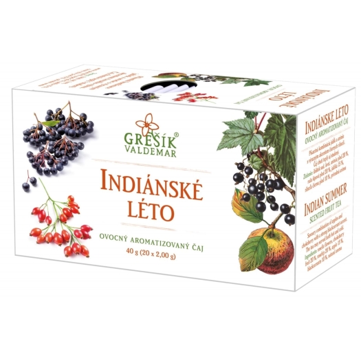 Indiánske leto ovocný čaj 20 sáčkov