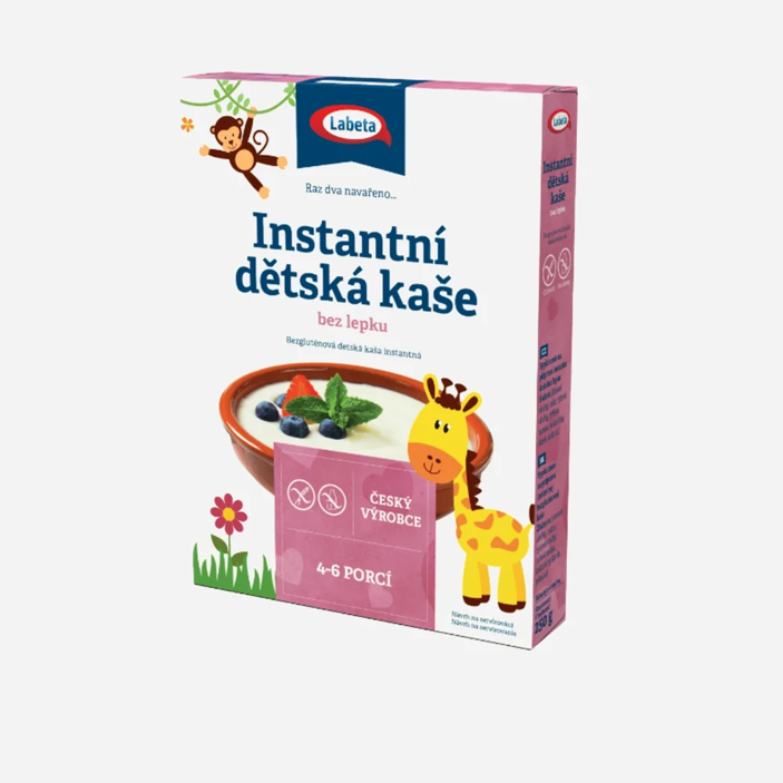 Instantná detská kaša bez lepku zmes