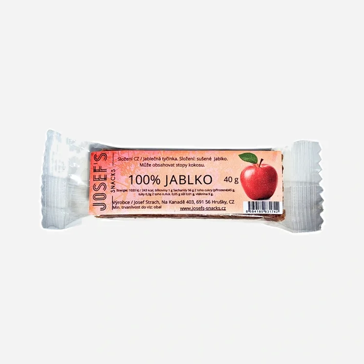 Jablková tyčinka 100% jablko