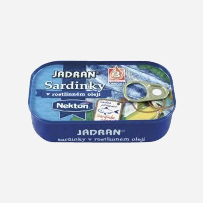 Jadran sardinky v rastlinnom oleji