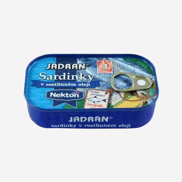 Jadran sardinky v rastlinnom oleji