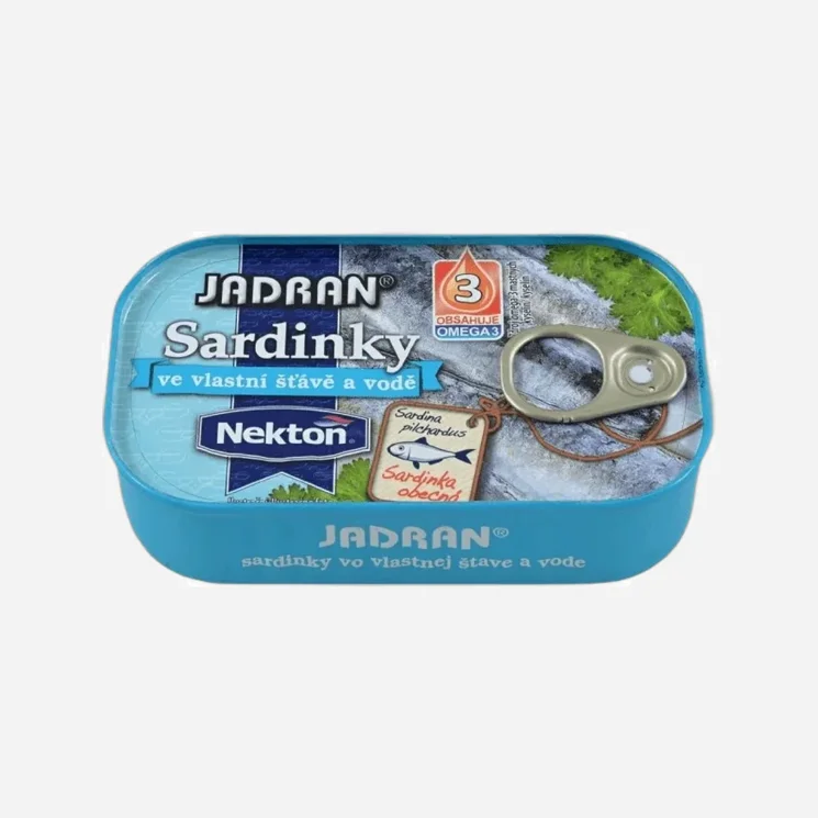 Jadran sardinky vo vlastnej šťave a vode