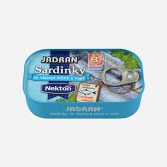 Jadran sardinky vo vlastnej šťave a vode
