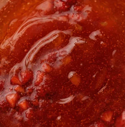 Jahodový džem s extra kúskami ovocia