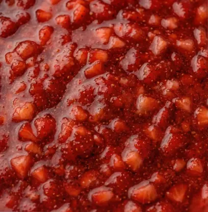 Jahodový džem s extra kúskami ovocia