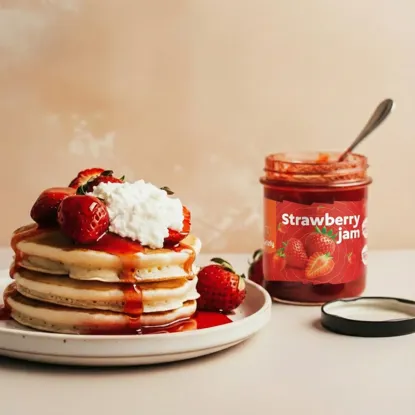 Jahodový džem s extra kúskami ovocia