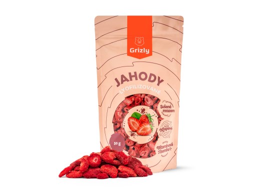 Jahody lyofilizované