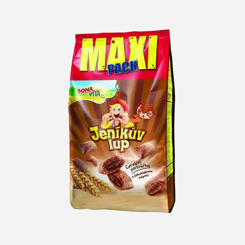 Janíkov lup cereálne vankúšiky s čokoládovou náplňou