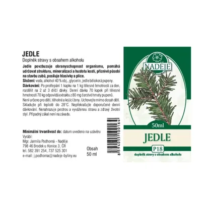 Jedľa tinktúra z púčikov