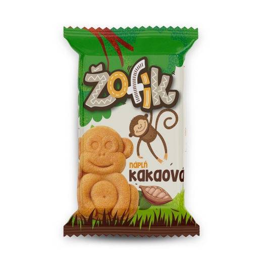 Jemné pečivo Žofík s kakaovou náplňou