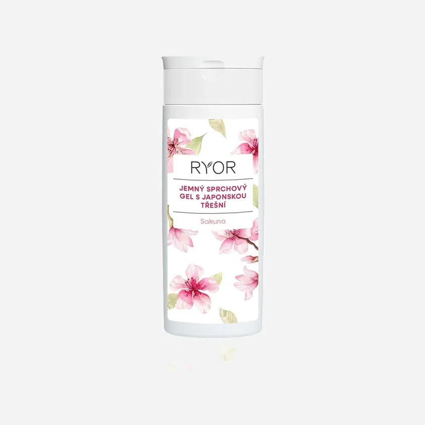 Jemný sprchový gél s japonskými čerešňami